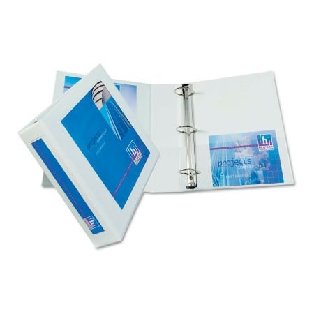 Avery Dennison Avery Framed View Binder with One Touch EZD Rings, 2" Capacity, White 68036
